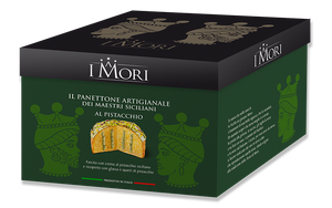 I Mori Sicilian Pistachio Panettone Box 900g