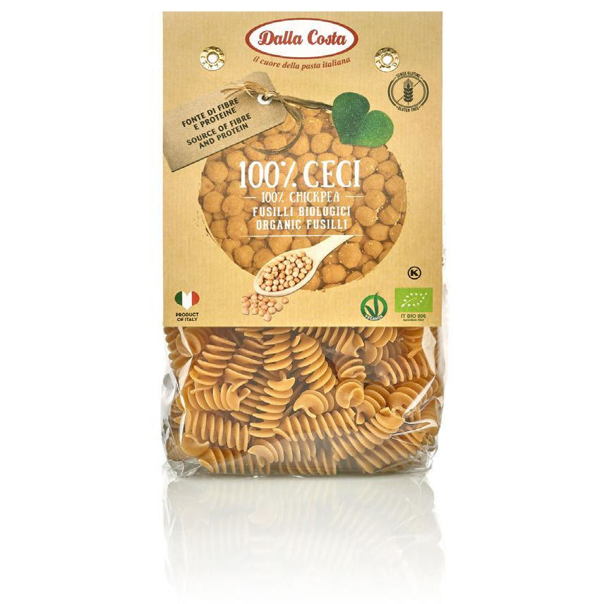 Dalla Costa Chickpea Fusilli Organic Gluten Free Pasta 8.8 oz