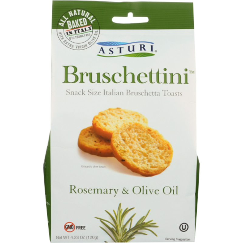 Asturi Bruschettini Rosemary and Olive Oil 4.23oz
