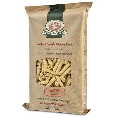 Rustichella d'Abruzzo Durum Wheat Cannolicchi Pasta 500g