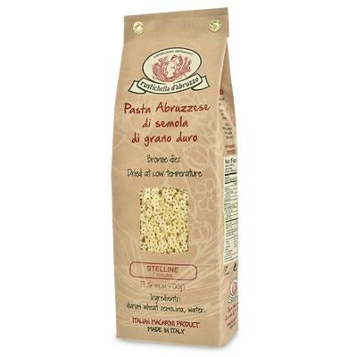 Rustichella d'Abruzzo Durum Wheat Stelline Pasta 500g