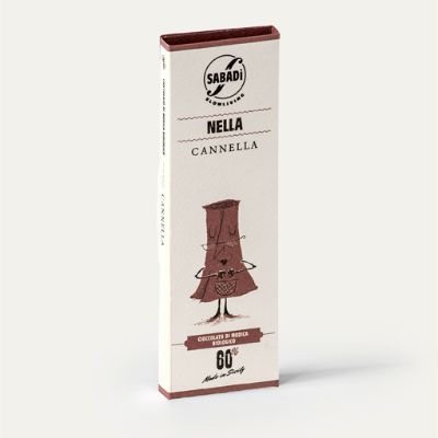 Sabadi Organic Modica Chocolate w/ Cinnamon 50g