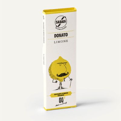 Sabadi Organic Modica Chocolate w/ Lemon 50g
