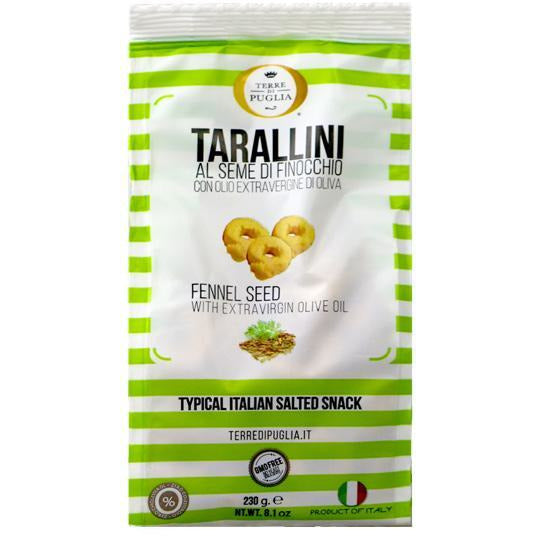 Terre Di Puglia Taralli with Fennel 8.1 oz